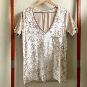 Crushed Velvet T-Shirt